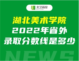 湖北美术学院2020年省外录取分数线是多少？如何填报志愿