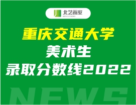 重庆交通大学美术生录取分数线2022