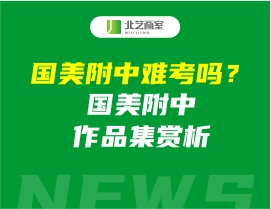 国美附中难考吗？国美附中作品集赏析