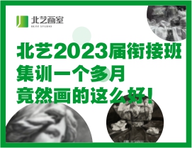 北艺2023届衔接班集训才一个多月，竟然画的这么好