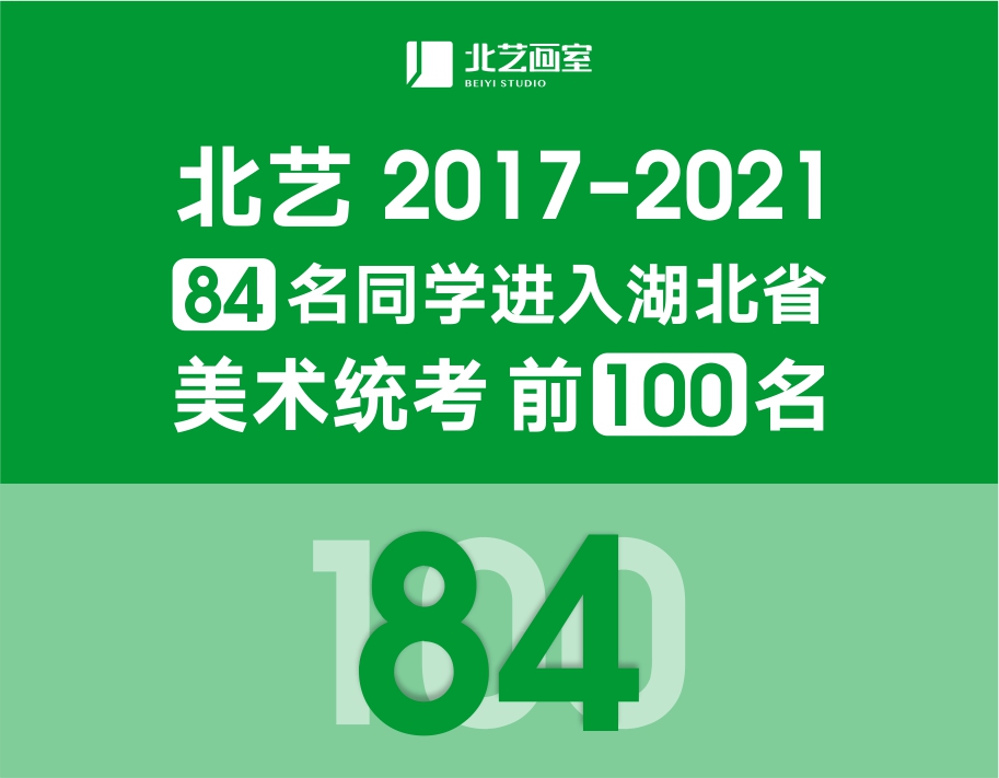 优秀学员 | 北艺近5年统考前100名成绩及优秀学员作品