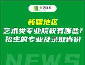 新疆地区艺术类专业院校有哪些?招生的专业及录取省份